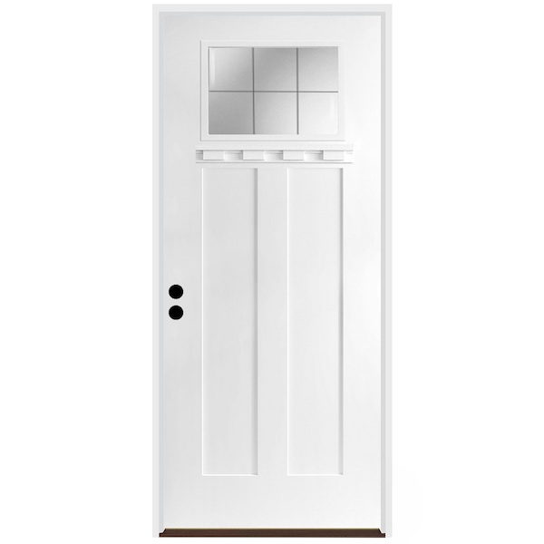 Trimlite Exterior Single Door, Right Hand/Inswing, 1.75 Thick, Fiberglass 3080RHISPSFHFLS300P491610BB - main